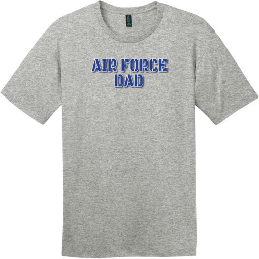 Air Force Dad T-Shirt Heathered Steel - US Custom Tees