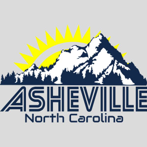 Asheville North Carolina Mountains Design - US Custom Tees