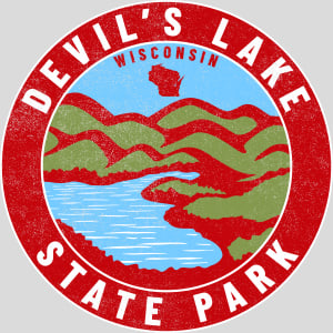 Devils Lake State Park Wisconsin Design - US Custom Tees