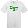 Drinking Dad Funny Beer T-Shirt Bright White - US Custom Tees