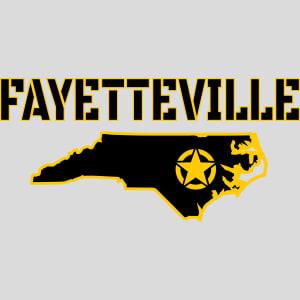 Fayetteville North Carolina Star Design - US Custom Tees
