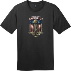Honor Their Sacrifice T-Shirt Jet Black - US Custom Tees
