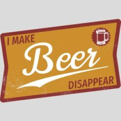 I Make Beer Disappear Vintage Design - US Custom Tees