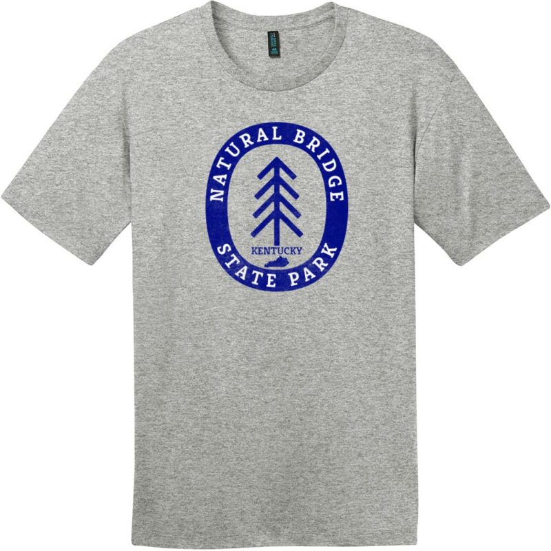 Natural Bridge State Park T-Shirt Heathered Steel - US Custom Tees