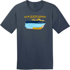 New River Gorge Rafting T-Shirt New Navy - US Custom Tees
