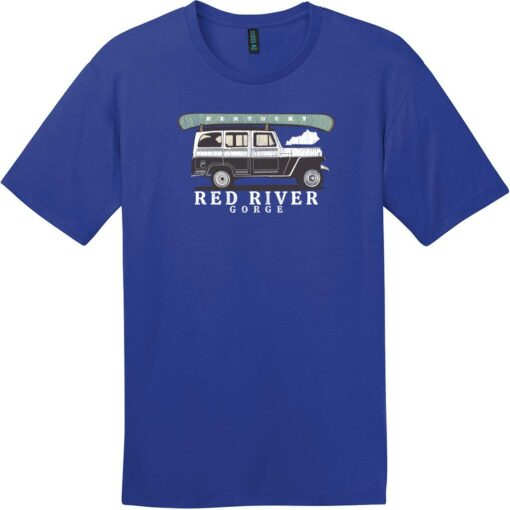 Red River Gorge Kentucky T-Shirt Deep Royal - US Custom Tees