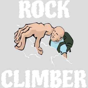 Rock Climber Design - US Custom Tees