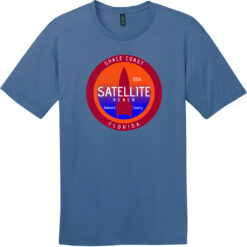 Satellite Beach Space Coast Vintage T-Shirt Maritime Blue - US Custom Tees