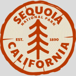 Sequoia National Park California Tree Design - US Custom Tees