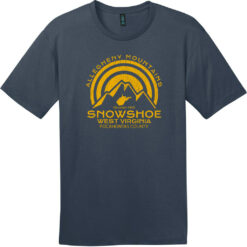 Snowshoe West Virginia Mountain T-Shirt New Navy - US Custom Tees