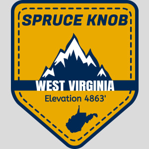Spruce Knob West Virginia Design - US Custom Tees
