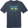 Venice Beach California Sunglasses T-Shirt New Navy - US Custom Tees