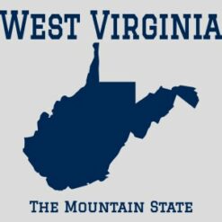 West Virginia The Mountain State Design - US Custom Tees