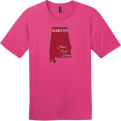 Alabama Home Sweet Home T-Shirt Dark Fuchsia - US Custom Tees