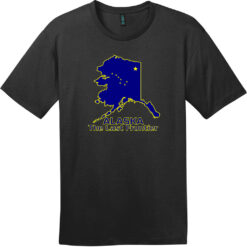 Alaska The Last Frontier T-Shirt Jet Black - US Custom Tees