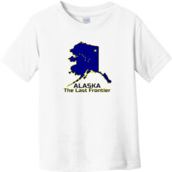 Alaska The Last Frontier Toddler T-Shirt White - US Custom Tees