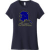 Alaska The Last Frontier Women's T-Shirt New Navy - US Custom Tees