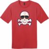 American Flag Sunglasses Retro Skull T-Shirt Classic Red - US Custom Tees