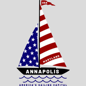 Annapolis America's Sailing Capital Design - US Custom Tees
