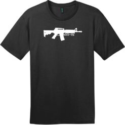 AR-15 Gun T-Shirt Jet Black - US Custom Tees