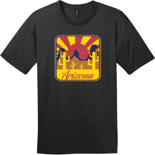 Arizona Desert Sun T-Shirt Jet Black - US Custom Tees