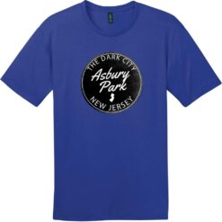 Asbury Park NJ Dark City T-Shirt Deep Royal - US Custom Tees