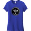 Asbury Park NJ Dark City Women's T-Shirt Deep Royal - US Custom Tees