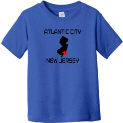 Atlantic City New Jersey Toddler T-Shirt Royal Blue - US Custom Tees