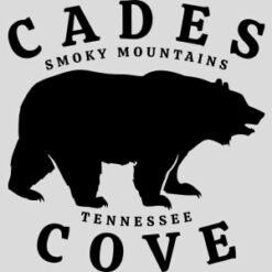 Cades Cove Smoky Mountains Bear Design - US Custom Tees