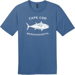 Cape Cod Massachusetts Tuna T-Shirt Maritime Blue - US Custom Tees