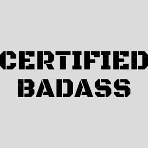 Certified Badass Design - US Custom Tees