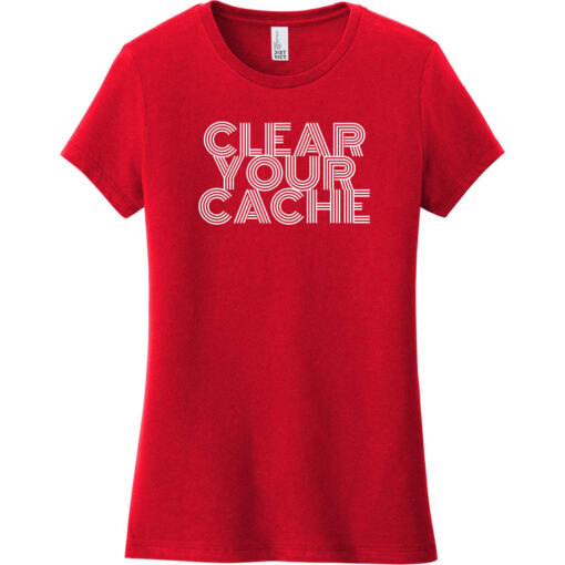 Clear Your Cache Women's T-Shirt Classic Red - US Custom Tees