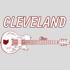 Cleveland Ohio Guitar Design - US Custom Tees