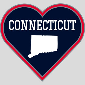 Connecticut Heart State Design - US Custom Tees