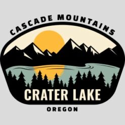 Crater Lake Oregon Design - US Custom Tees