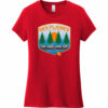 Des Plaines Illinois River Canoe Women's T-Shirt Classic Red - US Custom Tees