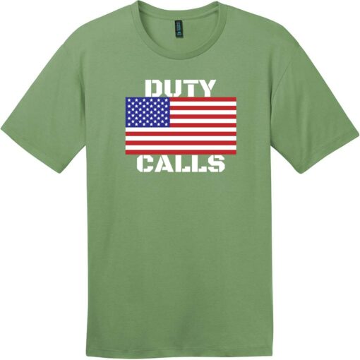 Duty Calls American Flag T-Shirt Fresh Fatigue - US Custom Tees