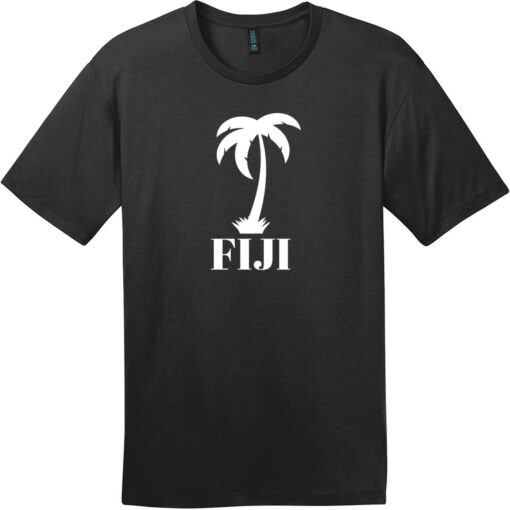 Fiji Palm Tree T-Shirt Jet Black - US Custom Tees