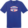 France Rugby Ball T-Shirt Deep Royal - US Custom Tees