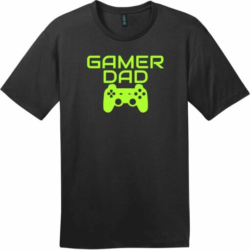 Gamer Dad T-Shirt Jet Black - US Custom Tees
