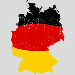 Germany Flag Country Shape Design - US Custom Tees
