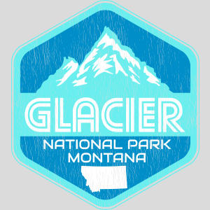 Glacier National Park Montana Design - US Custom Tees