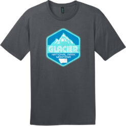 Glacier National Park Montana T-Shirt Charcoal - US Custom Tees