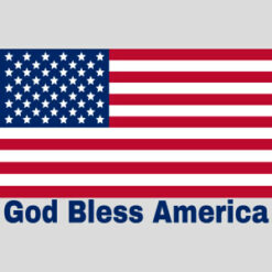 God Bless America Flag Design - US Custom Tees