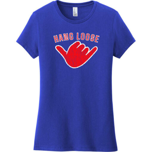 Hang Loose Women's T-Shirt Deep Royal - US Custom Tees