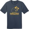 Hawaii Ocean Sun Palm Tree T-Shirt New Navy - US Custom Tees