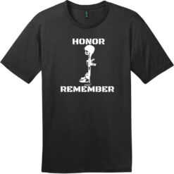 Honor And Remember Military T-Shirt Jet Black - US Custom Tees