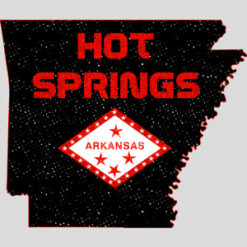 Hot Springs Arkansas State Design - US Custom Tees