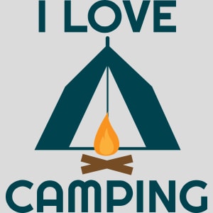 I Love Camping Design - US Custom Tees
