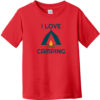 I Love Camping Toddler T-Shirt Red - US Custom Tees
